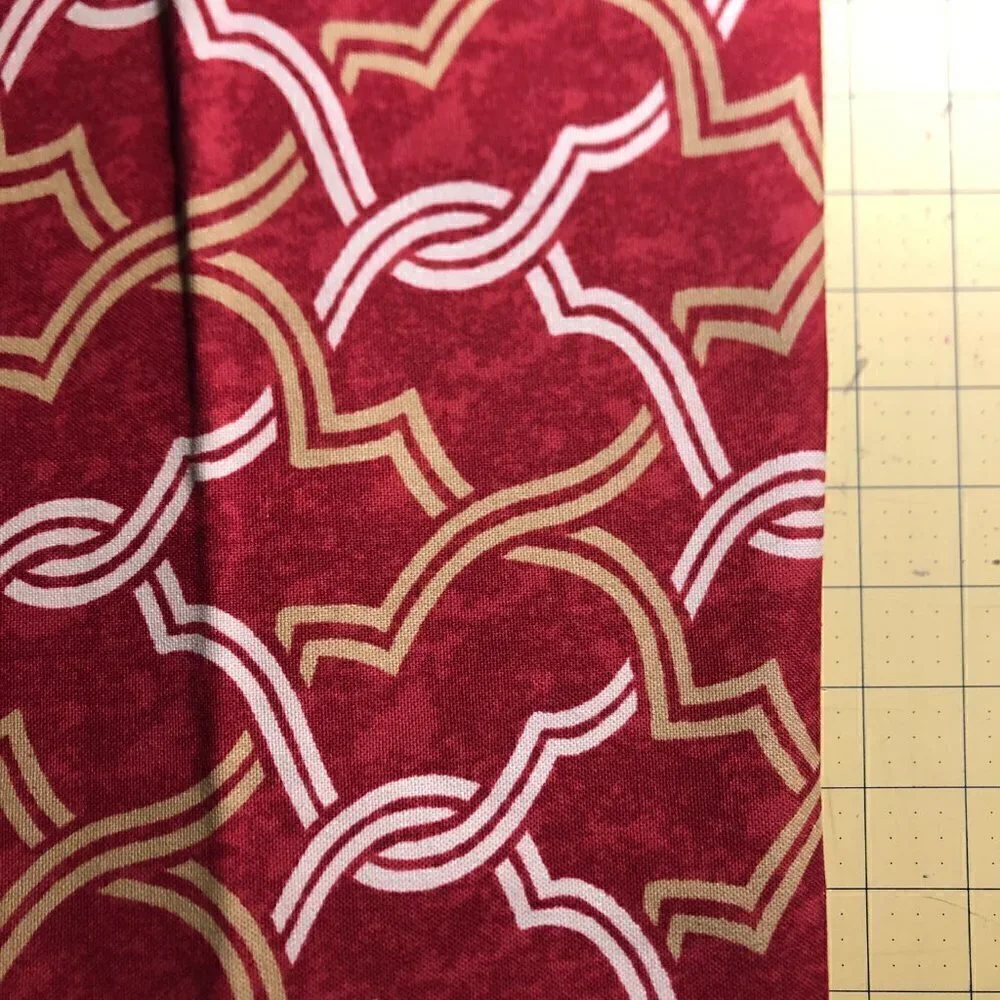 🛒 $18 Home Decorative Fabric Upholstery Material Waverly Burgundy & Gold #704